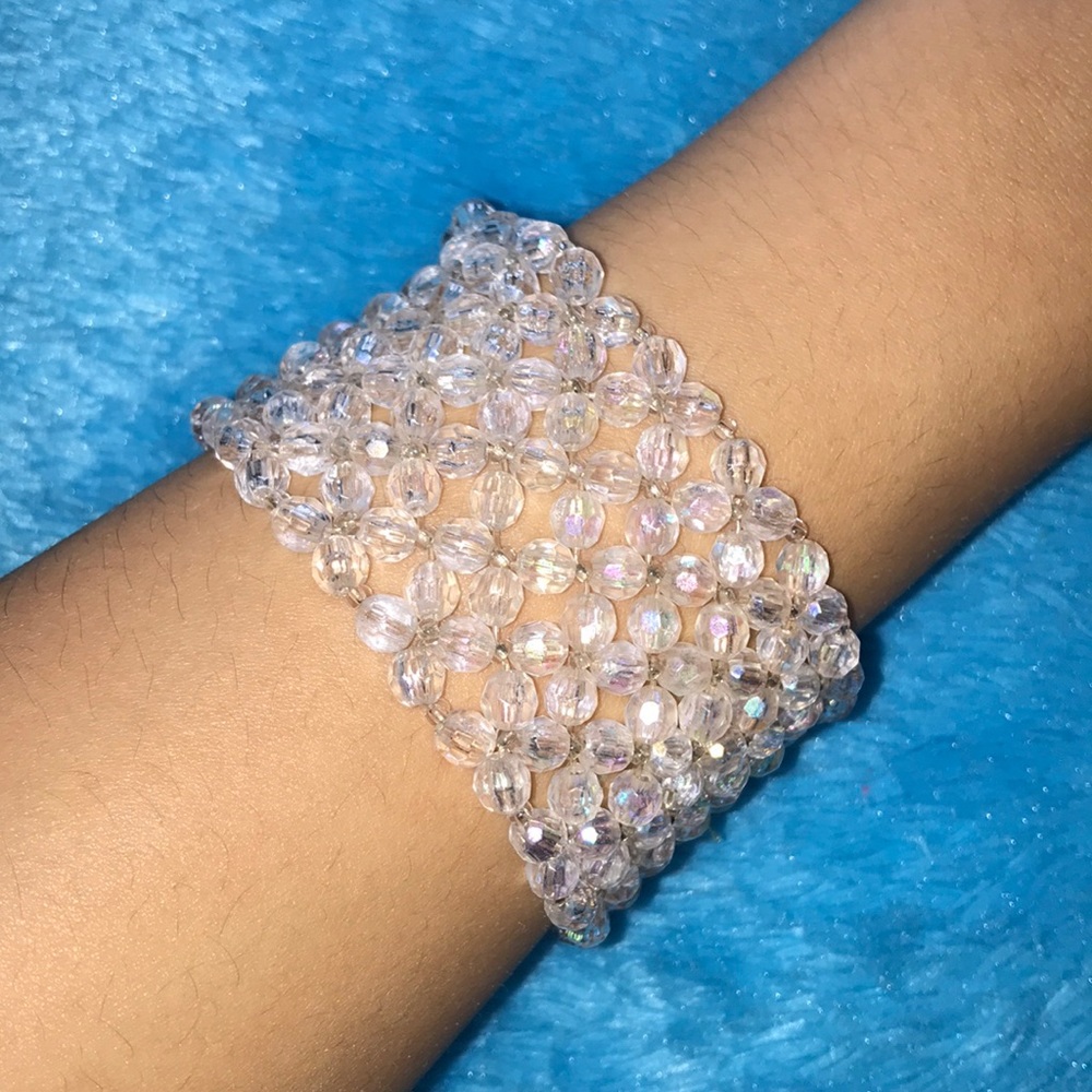beaded cuff bracelet